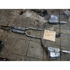 Выхлопная труба и глушитель (задняя часть) Audi Allroad